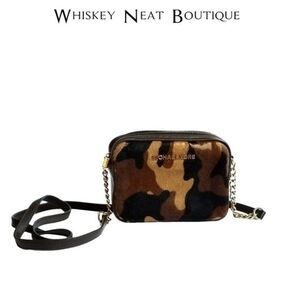 MICHAEL Michael Kors Duffle Camo Leather Hamilton Sm Crossbody Bag NWOT 10 0158